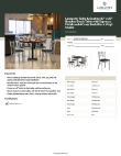 Lancaster Table & Seating 349D3030ESCR Specsheet