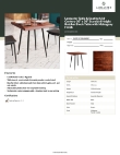 Lancaster Table & Seating 349D3030MAHMC Specsheet Lancaster Table & Seating 349D3030MAHMC Specsheet