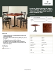 Lancaster Table & Seating 349D3030MAXB Specsheet Lancaster Table & Seating 349D3030MAXB Specsheet