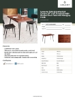 Lancaster Table & Seating 349D3048MAHMC Specsheet Lancaster Table & Seating 349D3048MAHMC Specsheet