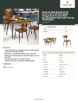 Lancaster Table & Seating 349D3048CVM4 Specsheet Lancaster Table & Seating 349D3048CVM4 Specsheet