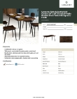 Lancaster Table & Seating 349D3060ESMC Specsheet Lancaster Table & Seating 349D3060ESMC Specsheet