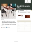 Lancaster Table & Seating 349D3060MAHMC Specsheet Lancaster Table & Seating 349D3060MAHMC Specsheet