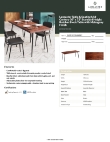 Lancaster Table & Seating 349D3072MAHMC Specsheet Lancaster Table & Seating 349D3072MAHMC Specsheet