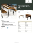 Lancaster Table & Seating 349D3072VNMC Specsheet Lancaster Table & Seating 349D3072VNMC Specsheet