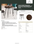 Lancaster Table & Seating 349D30RNDESMC Specsheet