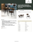 Lancaster Table & Seating 349D3636ESM2 Specsheet