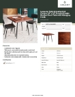Lancaster Table & Seating 349D3636MAHMC Specsheet Lancaster Table & Seating 349D3636MAHMC Specsheet