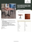 Lancaster Table & Seating 349D3636MAHX Specsheet Lancaster Table & Seating 349D3636MAHX Specsheet