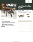 Lancaster Table & Seating 349D3636CVM2 Specsheet