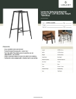 Lancaster Table & Seating 349MCM3030B Specsheet Lancaster Table & Seating 349MCM3030B Specsheet