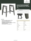Lancaster Table & Seating 349TB48GRY30 Specsheet