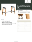 Lancaster Table & Seating 349TB60NAT30 Specsheet