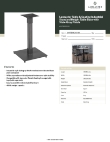 Lancaster Table & Seating 349TBINDGY30 Specsheet