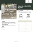 Lancaster Table & Seating 384CHAIRGY Specsheet