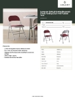 Lancaster Table & Seating 384DGBUFAB Specsheet