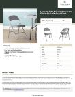Lancaster Table & Seating 384DGGYFAB Specsheet
