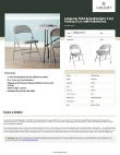 Lancaster Table & Seating 384DGGYVIN Specsheet Lancaster Table & Seating 384DGGYVIN Specsheet