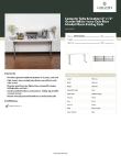 Lancaster Table & Seating 384YCZ1872 Specsheet