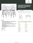 Lancaster Table & Seating 384YCZ484KIT Specsheet