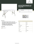 Lancaster Table & Seating 384YCZ6030 Specsheet