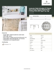 Lancaster Table & Seating 384YCZ72RND Specsheet