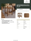 Lancaster Table & Seating 42718ADKSTBR Specsheet Lancaster Table & Seating 42718ADKSTBR Specsheet