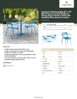 Lancaster Table & Seating 4272432DUA2B Specsheet Lancaster Table & Seating 4272432DUA2B Specsheet