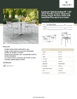 Lancaster Table & Seating 4272432DUA2S Specsheet Lancaster Table & Seating 4272432DUA2S Specsheet