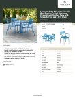 Lancaster Table & Seating 4273232DUA4B Specsheet Lancaster Table & Seating 4273232DUA4B Specsheet