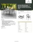 Lancaster Table & Seating 4273232DUA4G Specsheet