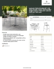 Lancaster Table & Seating 4273232TBU4S Specsheet Lancaster Table & Seating 4273232TBU4S Specsheet