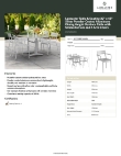 Lancaster Table & Seating 4273248DUA4S Specsheet