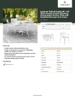 Lancaster Table & Seating 4273636DUA4W Specsheet Lancaster Table & Seating 4273636DUA4W Specsheet