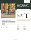 Lancaster Table & Seating 427BA28SBWVE Specsheet Lancaster Table & Seating 427BA28SBWVE Specsheet