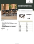 Lancaster Table & Seating 427BA36SBKPA Specsheet Lancaster Table & Seating 427BA36SBKPA Specsheet