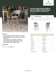 Lancaster Table & Seating 427BARTBSNVW Specsheet Lancaster Table & Seating 427BARTBSNVW Specsheet