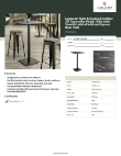Lancaster Table & Seating 427BSQ2828LE Specsheet Lancaster Table & Seating 427BSQ2828LE Specsheet