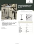 Lancaster Table & Seating 427BSQ2828VE Specsheet
