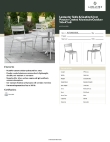 Lancaster Table & Seating 427CALUSDSL Specsheet
