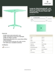 Lancaster Table & Seating 427CAU2432SF Specsheet