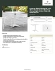 Lancaster Table & Seating 427CAU2432WH Specsheet Lancaster Table & Seating 427CAU2432WH Specsheet