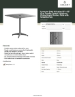 Lancaster Table & Seating 427CAU3232GY Specsheet Lancaster Table & Seating 427CAU3232GY Specsheet