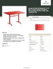 Lancaster Table & Seating 427CAU3248RD Specsheet Lancaster Table & Seating 427CAU3248RD Specsheet