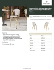 Lancaster Table & Seating 427CBSFRBSGRY Specsheet