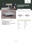 Lancaster Table & Seating 427CLBASE4PC Specsheet Lancaster Table & Seating 427CLBASE4PC Specsheet