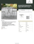 Lancaster Table & Seating 427COSM3636G Specsheet