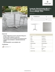 Lancaster Table & Seating 427CSTL3131C Specsheet