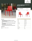 Lancaster Table & Seating 427RIOSIDERD Specsheet