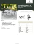 Lancaster Table & Seating 427SO3030B2S Specsheet